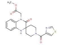 methyl [3'-oxo-1-(1,3-thiazol-4-ylcarbonyl)-1'H-spiro[piperidine-4,2'-quinoxalin]-4'(3'H)-yl]acetate