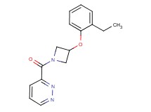 3-{[3-(2-ethylphenoxy)-1-azetidinyl]carbonyl}pyridazine