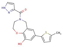 7-(5-methyl-2-thienyl)-4-(1H-pyrazol-3-ylcarbonyl)-2,3,4,5-tetrahydro-1,4-benzoxazepin-9-ol