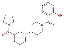 3-{[3-(pyrrolidin-1-ylcarbonyl)-1,4'-bipiperidin-1'-yl]carbonyl}pyridin-2-ol