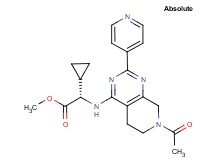 methyl (2S)-[(7-acetyl-2-pyridin-4-yl-5,6,7,8-tetrahydropyrido[3,4-d]pyrimidin-4-yl)amino](cyclopropyl)acetate