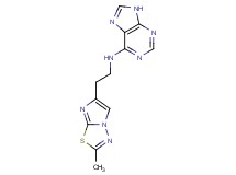 N-[2-(2-methylimidazo[2,1-b][1,3,4]thiadiazol-6-yl)ethyl]-9H-purin-6-amine