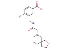 4-methyl-3-{[(2-oxa-7-azaspiro[4.5]dec-7-ylacetyl)amino]methyl}benzoic acid