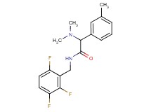 2-(dimethylamino)-2-(3-methylphenyl)-N-(2,3,6-trifluorobenzyl)acetamide