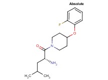((1R)-1-{[4-(2-fluorophenoxy)piperidin-1-yl]carbonyl}-3-methylbutyl)amine