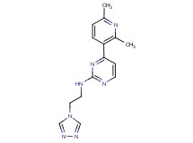 4-(2,6-dimethylpyridin-3-yl)-N-[2-(4H-1,2,4-triazol-4-yl)ethyl]pyrimidin-2-amine