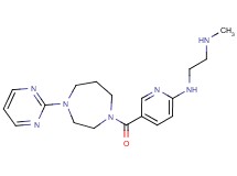 N-methyl-N'-{5-[(4-pyrimidin-2-yl-1,4-diazepan-1-yl)carbonyl]pyridin-2-yl}ethane-1,2-diamine