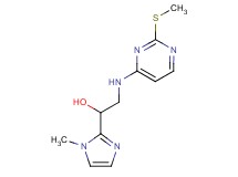 1-(1-methyl-1H-imidazol-2-yl)-2-{[2-(methylthio)-4-pyrimidinyl]amino}ethanol