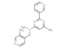 N,6-dimethyl-N-[(3-methylpyridin-4-yl)methyl]-2-pyridin-3-ylpyrimidin-4-amine