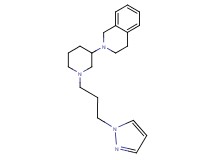 2-{1-[3-(1H-pyrazol-1-yl)propyl]-3-piperidinyl}-1,2,3,4-tetrahydroisoquinoline