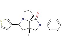 (3aS*,5S*,9aS*)-2-phenyl-5-(3-thienyl)hexahydro-7H-pyrrolo[3,4-g]pyrrolizin-1(2H)-one