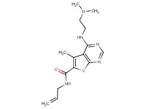 N-allyl-4-{[2-(dimethylamino)ethyl]amino}-5-methylthieno[2,3-d]pyrimidine-6-carboxamide