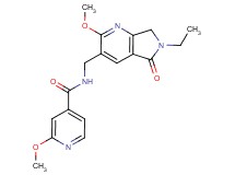 N-[(6-ethyl-2-methoxy-5-oxo-6,7-dihydro-5H-pyrrolo[3,4-b]pyridin-3-yl)methyl]-2-methoxyisonicotinamide