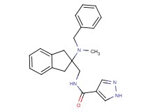N-({2-[benzyl(methyl)amino]-2,3-dihydro-1H-inden-2-yl}methyl)-1H-pyrazole-4-carboxamide