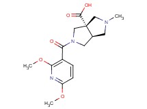 (3aS*,6aS*)-2-[(2,6-dimethoxypyridin-3-yl)carbonyl]-5-methylhexahydropyrrolo[3,4-c]pyrrole-3a(1H)-carboxylic acid