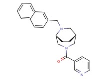(1R*,5R*)-6-(2-naphthylmethyl)-3-(3-pyridinylcarbonyl)-3,6-diazabicyclo[3.2.2]nonane