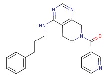 N-(3-phenylpropyl)-7-(pyridin-3-ylcarbonyl)-5,6,7,8-tetrahydropyrido[3,4-d]pyrimidin-4-amine