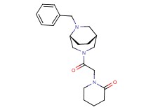 1-{2-[(1R*,5R*)-6-benzyl-3,6-diazabicyclo[3.2.2]non-3-yl]-2-oxoethyl}piperidin-2-one