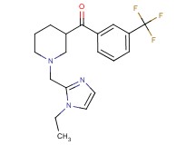 {1-[(1-ethyl-1H-imidazol-2-yl)methyl]-3-piperidinyl}[3-(trifluoromethyl)phenyl]methanone