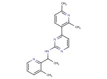 4-(2,6-dimethylpyridin-3-yl)-N-[1-(3-methylpyridin-2-yl)ethyl]pyrimidin-2-amine