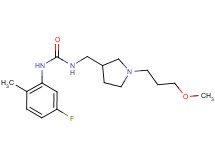 N-(5-fluoro-2-methylphenyl)-N'-{[1-(3-methoxypropyl)pyrrolidin-3-yl]methyl}urea