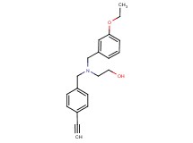 2-[(3-ethoxybenzyl)(4-ethynylbenzyl)amino]ethanol