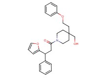 [1-[3-(2-furyl)-3-phenylpropanoyl]-4-(2-phenoxyethyl)-4-piperidinyl]methanol