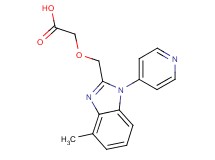 [(4-methyl-1-pyridin-4-yl-1H-benzimidazol-2-yl)methoxy]acetic acid