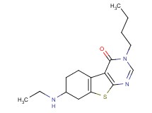 3-butyl-7-(ethylamino)-5,6,7,8-tetrahydro[1]benzothieno[2,3-d]pyrimidin-4(3H)-one
