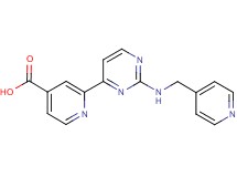 2-{2-[(pyridin-4-ylmethyl)amino]pyrimidin-4-yl}isonicotinic acid