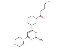 (4-{3-[2-methyl-6-(4-morpholinyl)-4-pyrimidinyl]-1-piperidinyl}-4-oxobutyl)amine dihydrochloride