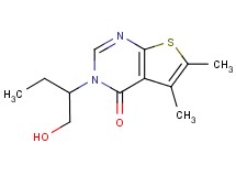 3-[1-(hydroxymethyl)propyl]-5,6-dimethylthieno[2,3-d]pyrimidin-4(3H)-one