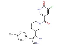 3-chloro-5-({3-[4-(4-methylphenyl)-1H-pyrazol-5-yl]piperidin-1-yl}carbonyl)pyridin-2(1H)-one