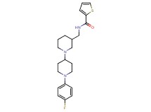N-{[1'-(4-fluorophenyl)-1,4'-bipiperidin-3-yl]methyl}-2-thiophenecarboxamide