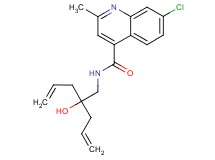 N-(2-allyl-2-hydroxy-4-penten-1-yl)-7-chloro-2-methyl-4-quinolinecarboxamide