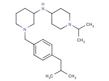 1-(4-isobutylbenzyl)-N-(1-isopropyl-4-piperidinyl)-3-piperidinamine