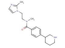 N-methyl-N-[2-(2-methyl-1H-imidazol-1-yl)ethyl]-4-piperidin-3-ylbenzamide