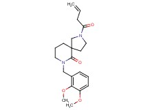 2-(3-butenoyl)-7-(2,3-dimethoxybenzyl)-2,7-diazaspiro[4.5]decan-6-one