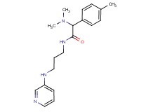 2-(dimethylamino)-2-(4-methylphenyl)-N-[3-(3-pyridinylamino)propyl]acetamide