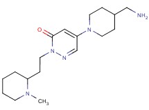 5-[4-(aminomethyl)-1-piperidinyl]-2-[2-(1-methyl-2-piperidinyl)ethyl]-3(2H)-pyridazinone dihydrochloride