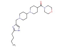 1'-[(2-butyl-1H-imidazol-4-yl)methyl]-4-(4-morpholinylcarbonyl)-1,4'-bipiperidine