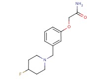 2-{3-[(4-fluoropiperidin-1-yl)methyl]phenoxy}acetamide