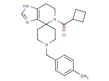 5-(cyclobutylcarbonyl)-1'-(4-methylbenzyl)-1,5,6,7-tetrahydrospiro[imidazo[4,5-c]pyridine-4,4'-piperidine]