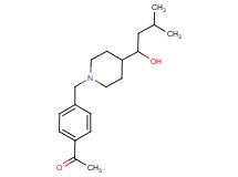 1-(4-{[4-(1-hydroxy-3-methylbutyl)piperidin-1-yl]methyl}phenyl)ethanone