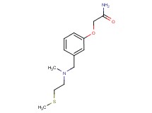 2-[3-({methyl[2-(methylthio)ethyl]amino}methyl)phenoxy]acetamide