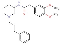 2-(3,4-dimethoxyphenyl)-N-[1-(3-phenylpropyl)-3-piperidinyl]acetamide