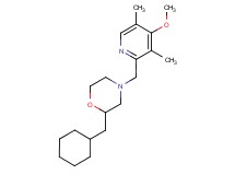 2-(cyclohexylmethyl)-4-[(4-methoxy-3,5-dimethyl-2-pyridinyl)methyl]morpholine