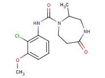 N-(2-chloro-3-methoxyphenyl)-2-methyl-5-oxo-1,4-diazepane-1-carboxamide