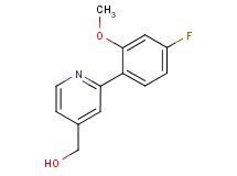 [2-(4-fluoro-2-methoxyphenyl)pyridin-4-yl]methanol