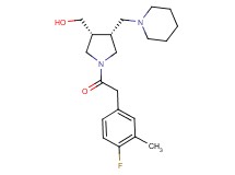 [(3R*,4R*)-1-[(4-fluoro-3-methylphenyl)acetyl]-4-(1-piperidinylmethyl)-3-pyrrolidinyl]methanol